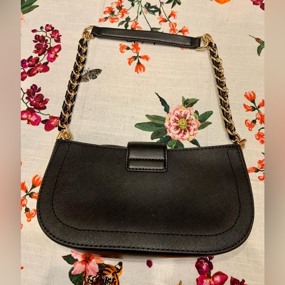 Michael Michael Kors Carmen Leather Pouchette Handbag - Picture 3 of 10